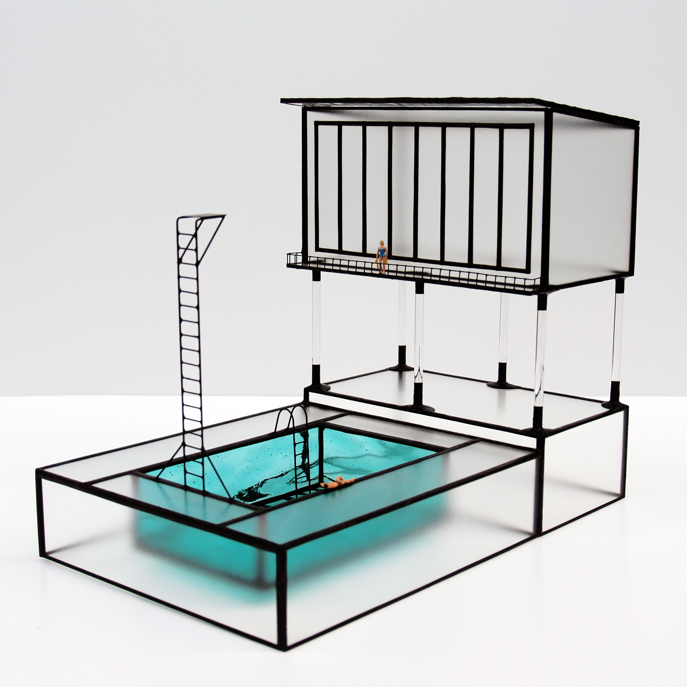 Piscine en verre Atelier Martina Hejmalova