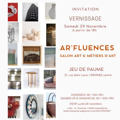 Invitation vernissage Ar Fluences