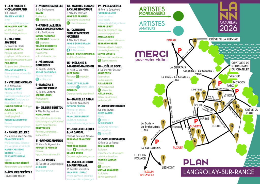 exposition lann gourlae 2026 plan